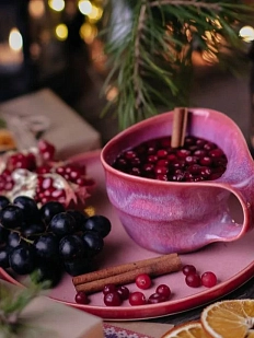 Кружка ручной работы Цветок Фригг VELES «Поцелуй Арвен», фарфор, 250 мл