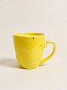 Кружка ручной работы Тата вытворяет/NF ceramics «*** не понятно, но очень интересно», жёлтая, керамика, 400 мл, превью фото 2