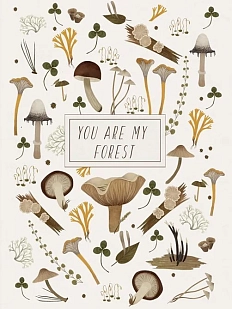 Открытка «Ты - мой лес», светлая, Дворникова Александра