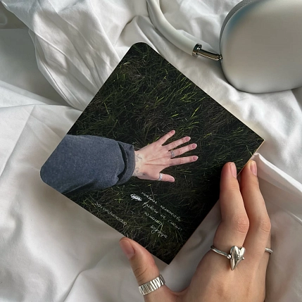 Блокнот «Принятие» в точку, 13 х 13, 60 листов, серый, фото 5.