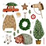 Стикерпак на Новый год «Декабрьское настроение», 14*14 см, превью фото 1