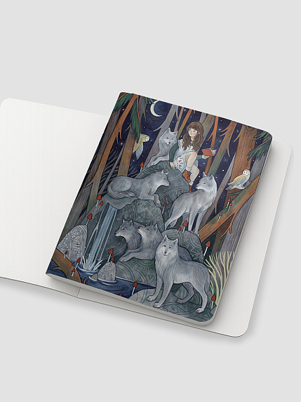 Тетрадь «Волки», иллюстратор Анна Спешилова, А5, 40 листов, фото 1.