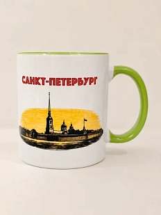 Кружка DARI DARI «Санкт-Петербург. Петропавловская крепость», керамика, 330 мл