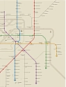 Постер «Метрополитен Санкт-Петербурга» винтаж, А2, превью фото 2