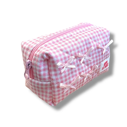Косметичка ручной работы АМИ (Ami lé sac) «Bebesss», бантики, фото 2.