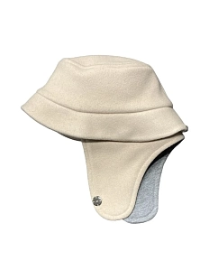 Панама Гнёздышко с ушками Кремовая