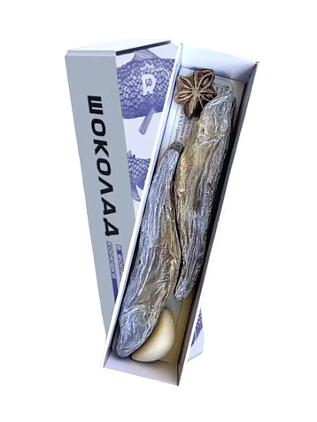 Мини-набор Rubiscookies корюшка «Можно не ловить», шоколадный, фото 1.