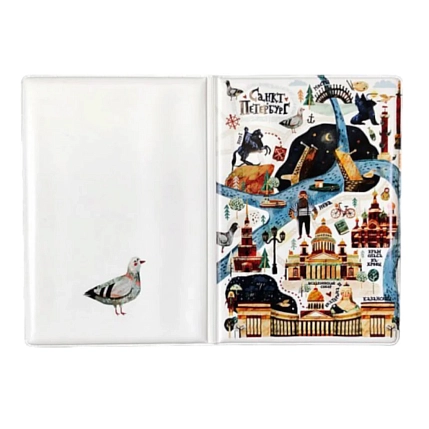 Обложка на паспорт Подписные изделия «Карта Петербурга», фото 3.