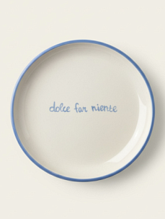 Тарелка ручной работы Йеллоускуп «Dolce far niente», керамика, 15 см