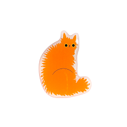3Д Стикер на телефон «Тревожный котик Персик», объёмный