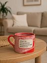 Кружка ручной работы NF ceramics «Просто интересно сколько я ещё выдержу», красная, керамика, 500 мл, превью фото 2