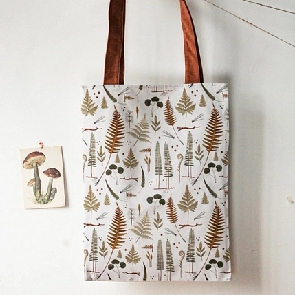 Сумка шоппер «Лесные сокровища», светлый, фото 2.