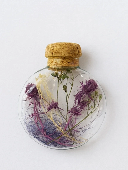 Ёлочный шар-панно Зачарованные шары «Тёплый», 8 см, фото 1.