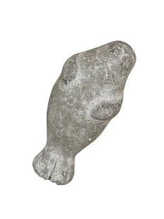 Бетонная статуэтка Легенда о розе «Тюлень», серая