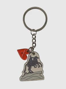 Брелок «Медный всадник», металл