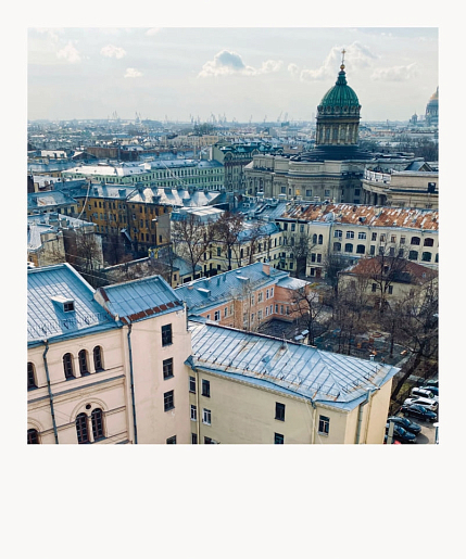 Открытка Маргарита Голуб «Крыши», фото 1.