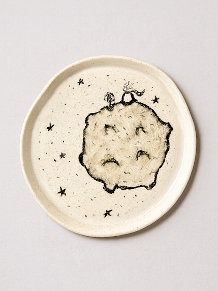 Тарелка «Маленький принц», керамика, фото 1.
