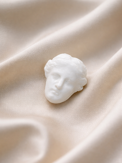 Брошь ручной работы Bulygin «Венера», белая, фарфор, фото 4.