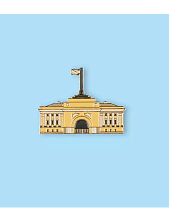 Металлический значок Heart of Moscow «Адмиралтейство» серия Петербург