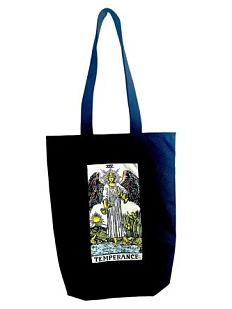 Сумка шоппер Интроверт «Таро. Умеренность», чёрный