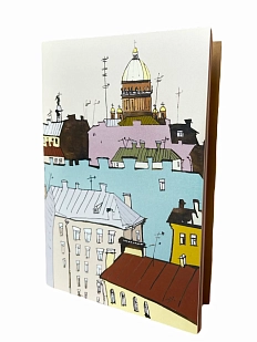 Блокнот Elizabeth Madar «Сквозь крыши», 40 листов