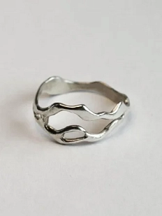 Кольцо из нейзильбера «Дельта»