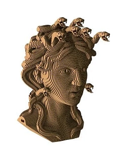 Картонный конструктор 3D «Медуза Горгона»