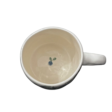 Кружка ручной работы Верба керамика бочонок «Черника», керамика, 300 мл, фото 3.