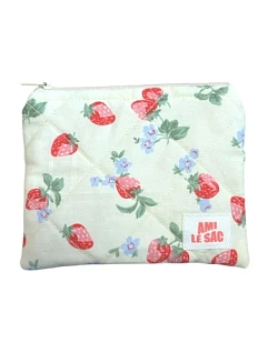 Мини-кошелёк ручной работы АМИ (Ami lé sac), земляника