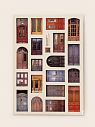 Набор наклеек Антидекор «Saint Petersburg Texture Pack (doors)», А5, превью фото 1