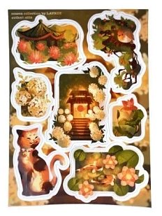 Стикерпак Лавкот «Лето в Японии», А6