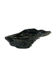 Соусник устрица ручной работы VELES «Полночь Волшебства», 150 мл, фарфор