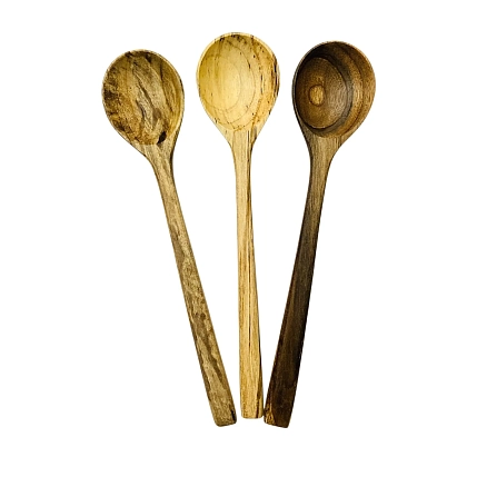 Ложка из грецкого ореха, 23 см, фото 2.