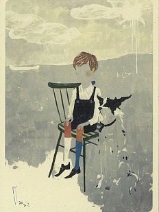 Открытка «Белое каноэ», Максим Савва