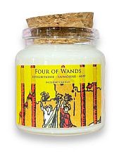 Соевая свеча Таро «Четверка жезлов», 55 мл