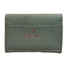 Cкладной кошелек-визитница ручной работы, Kokosina bags, натуральная кожа, зелёный, превью фото 2