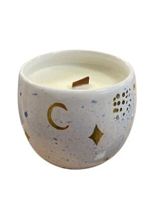 Свеча в стакане Молис Керамика ручной работы «Бергамот», керамика