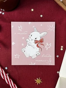 Открытка квадратная «С тобой всегда тепло», розовая, 10 х 10 см