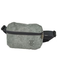 Поясная сумка Ranzel Bags «Dirox Gray», тайвек, серая
