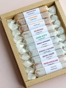 Конфета ириска сливочная с облепихой, ручной работы, СладкоГусто, 15 г