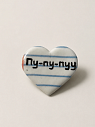 Брошь-сердце ручной работы Мастерская уютных радостей «Пу-пу-пуу», полимерная глина, превью фото 1