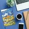 Блокнот «Van Gogh» в клетку, А5, 80 листов, зелёный, превью фото 7