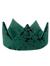 Корона бархатная «Восхищай», изумруд