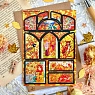 Стикерпак Лавкот голографический «Осенние витражи», А6, превью фото 1