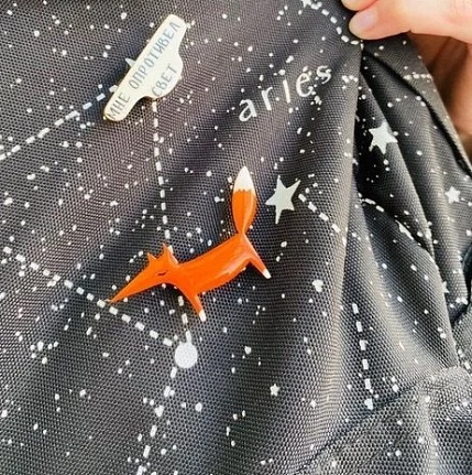 Брошь ручной работы «Лисичка», дерево, фото 4.