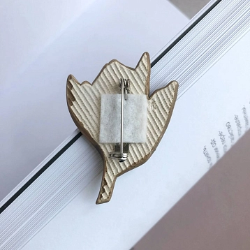 Брошь ручной работы «Протея», Partala ceramics, фото 4.