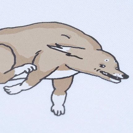 Футболка ШКЯ x Barking store «С любовью», L муж., серый, фото 3.