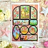 Стикерпак Лавкот голографический «Витраж с котиками», А6, превью фото 1