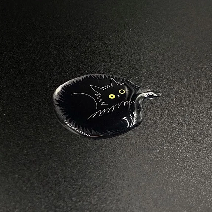 3Д Стикер на телефон Подписные изделия «Тревожный котик Тучка», объёмный, фото 6.