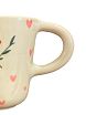 Кружка ручной работы «Цветы и сердечки», керамика, 300 мл, превью фото 2